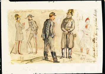 King Vittorio Emanuele II Meeting Joseph Radetsky von Radetz at Vignale, 24th March 1849